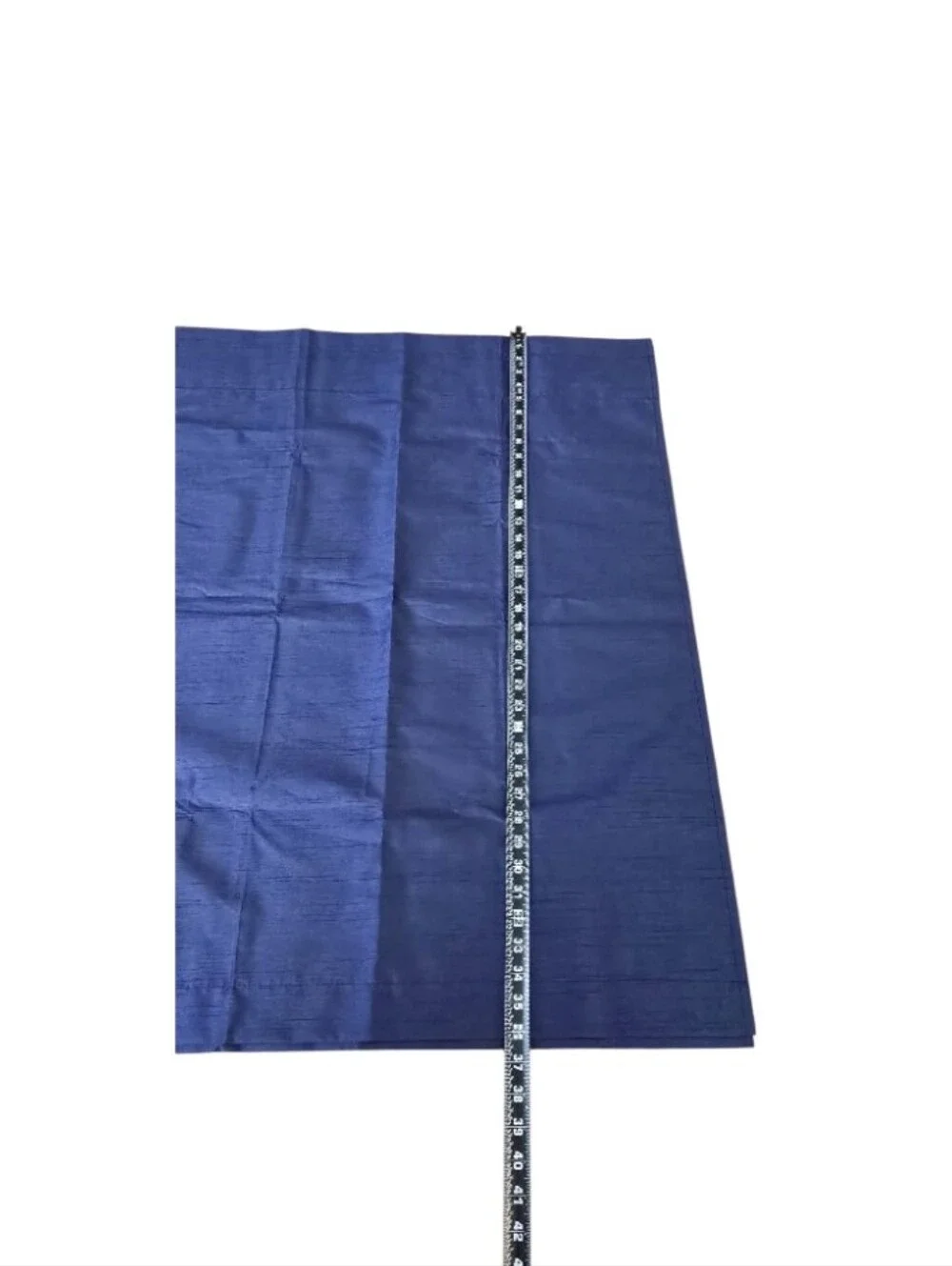 Solid Navy Curtain Panels - 27.5w X 37.5h
